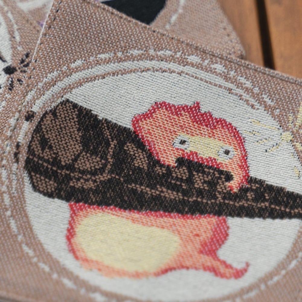 Official Ghibli Howl Coaster Set of 4 • Howls Moving Castle Mat/Beermat/Drink Coaster • Calcifer Hin Kakashi - Kamaji Market