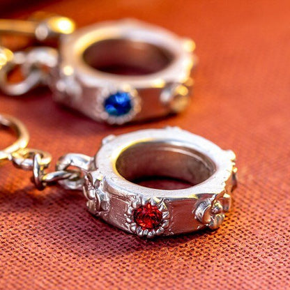 Official Ghibli Howl Earrings • Howls Moving Castle Ring Earring • Anime Japanese Jewelry - Kamaji Market