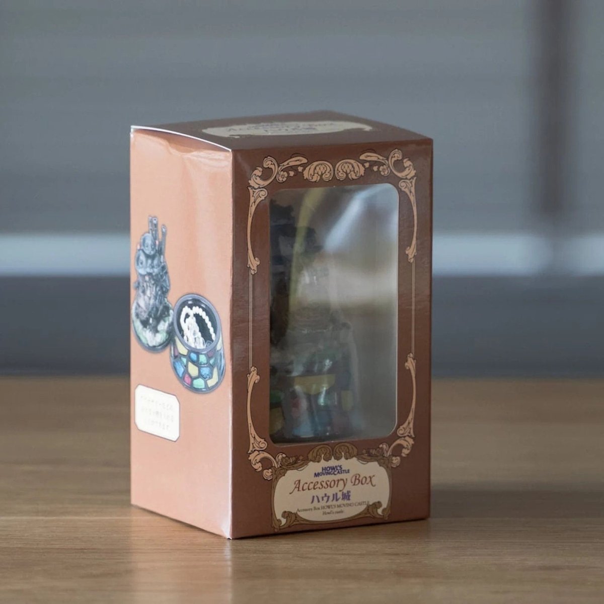 Official Ghibli Howl Figure/Jewelry Box • Howls Moving Castle Figurine/Statue/Replica/Interior Decor/Diorama • Stained Glass Design Gift - Kamaji Market