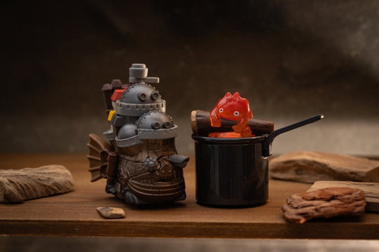 Official Ghibli Howl Figurine/Model Car • Howls Moving Castle Figure/Toy/Miniature/Home Decor • Calcifer Tomica - Kamaji Market