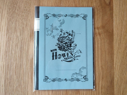 Official Ghibli Howl, Laputa Notebook Set • Howls Moving Castle, Castle in the Sky Sketchbook/Notepad/Diary - Kamaji Market