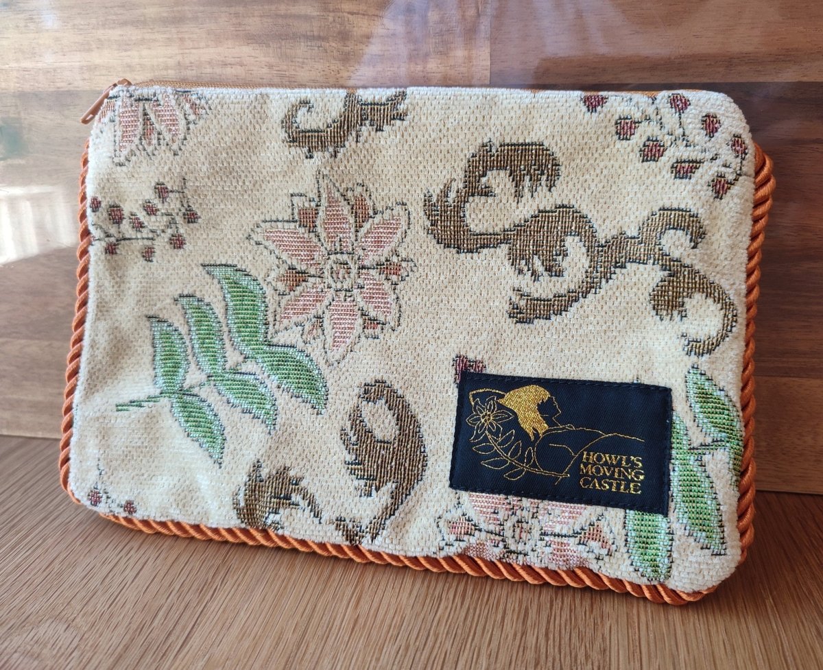 Official Ghibli Howl Pouch/Clutch • Howls Moving Castle Case/Cosmetic Bag/Wallet/Makeup Bag/Purse - Kamaji Market