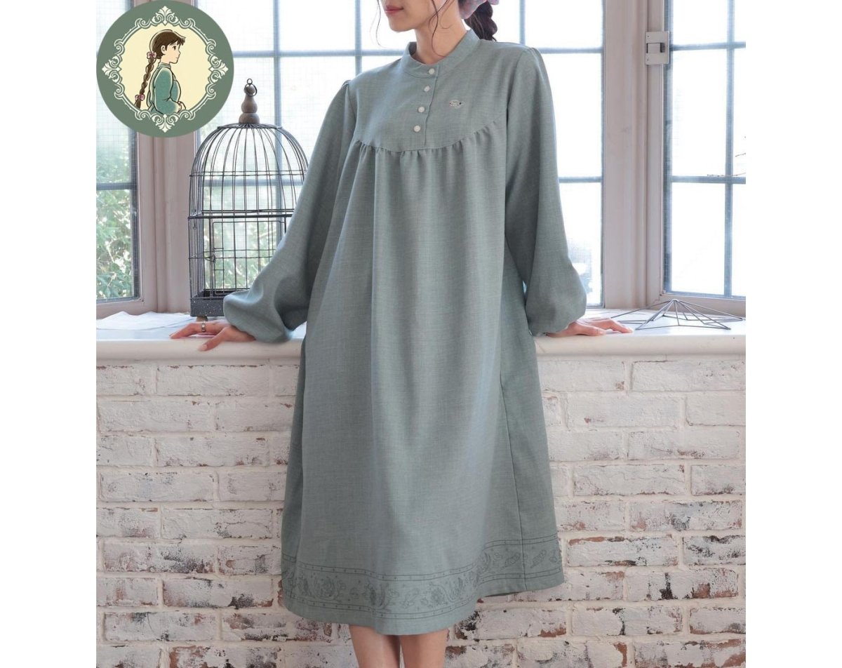 Official Ghibli Howl Summer Dress • Howl's Moving Castle Clothes/Frock/Robe/Outfit/Hair Band/Elastic • Sophie Anime - Kamaji Market