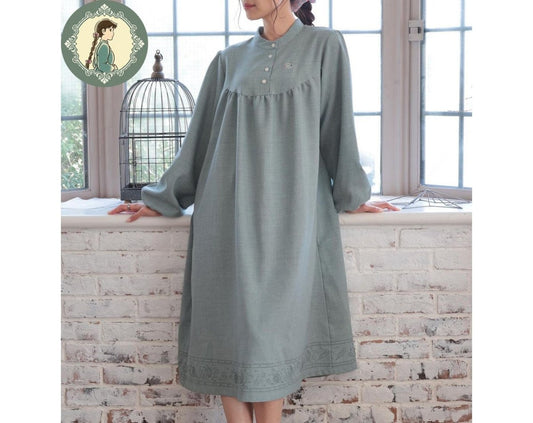 Official Ghibli Howl Summer Dress • Howl's Moving Castle Clothes/Frock/Robe/Outfit/Hair Band/Elastic • Sophie Anime - Kamaji Market