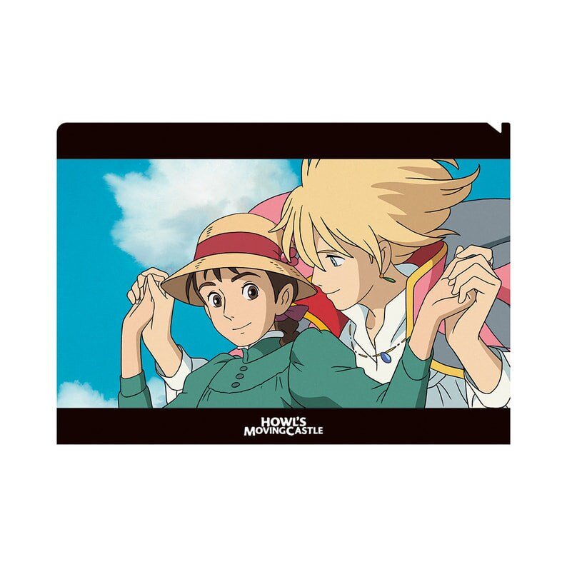Official Ghibli Howl Wall Art Picture/Folder • Howls Moving Castle Anime Clear File - Kamaji Market