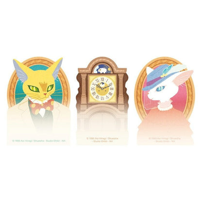 Official Ghibli Howl, Whisper, Kiki Sticky Note Set • Memo Pad/Notepad/Message Card • Calcifer, Hin, Baron, Jiji • Studio Ghibli Stationery - Kamaji Market