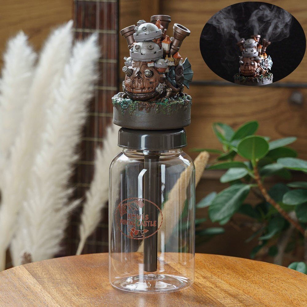 Official Ghibli Howl's Castle Humidifier • Howls Moving Castle Figure/Home Decor/Mister/Steamer - Kamaji Market