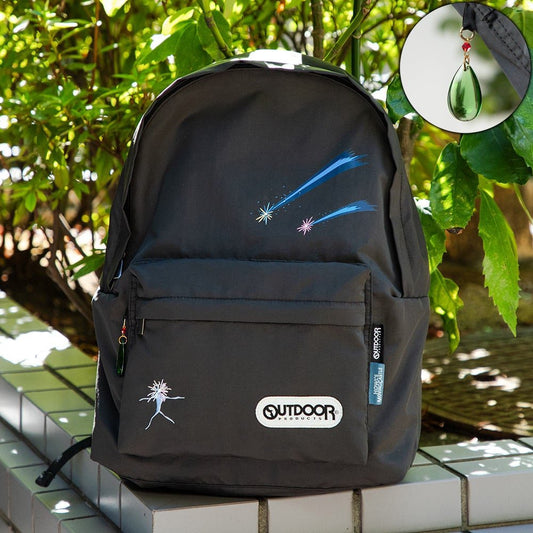 Official Ghibli Howls Moving Castle Backpack • Black Outdoor Bag/Rucksack/Handbag/Daypack/Sack - Kamaji Market