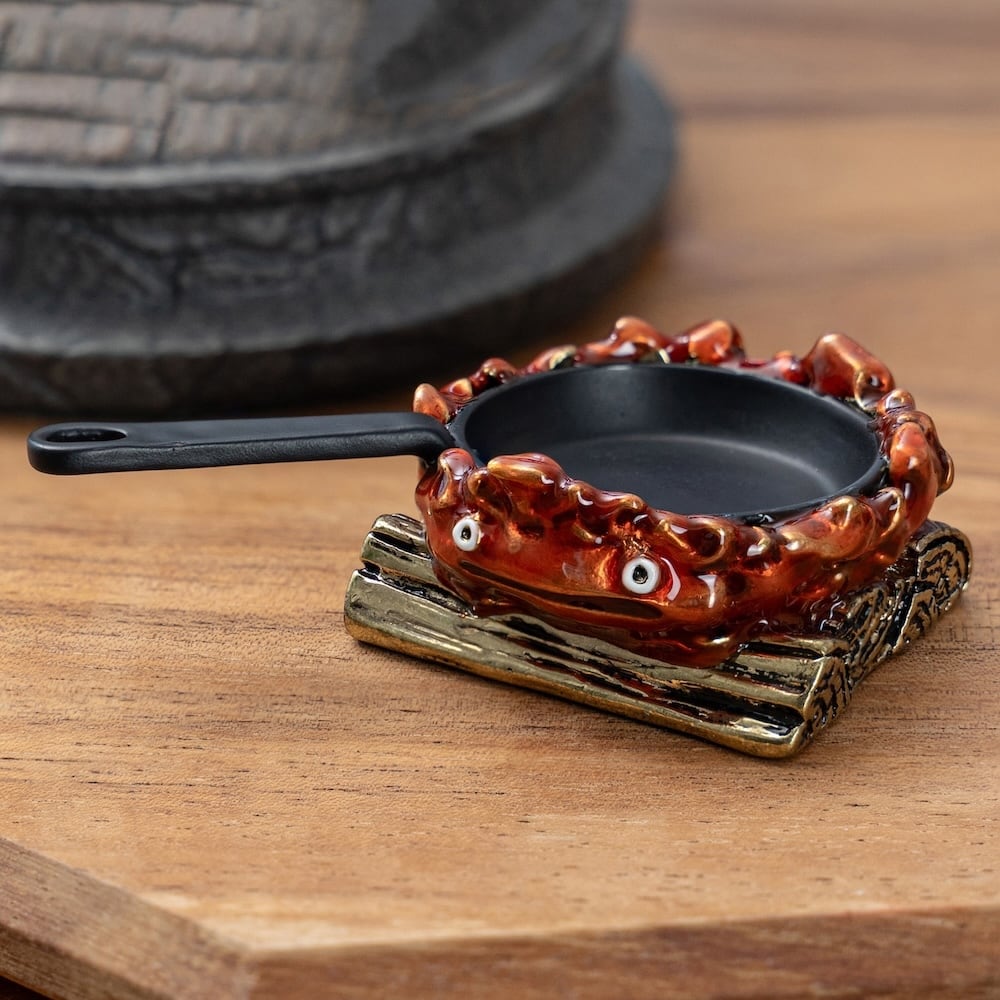 Official Ghibli Howls Moving Castle Jewelry Tray • Ring Holder with Calcifer - Kamaji Market