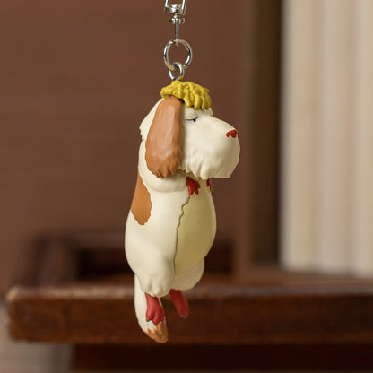 Official Ghibli Howls Moving Castle Keychain • Dangling Hin Bag Decor - Kamaji Market