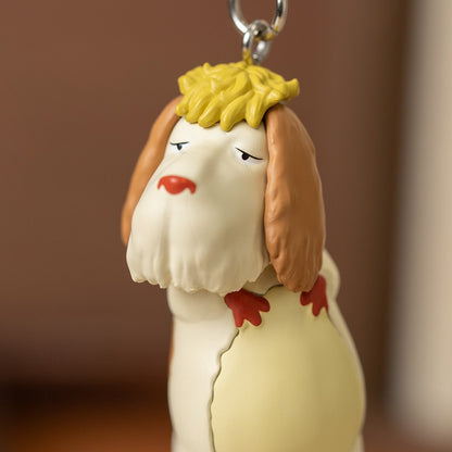 Official Ghibli Howls Moving Castle Keychain • Dangling Hin Bag Decor - Kamaji Market