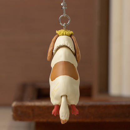 Official Ghibli Howls Moving Castle Keychain • Dangling Hin Bag Decor - Kamaji Market