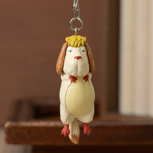 Official Ghibli Howls Moving Castle Keychain • Dangling Hin Bag Decor - Kamaji Market