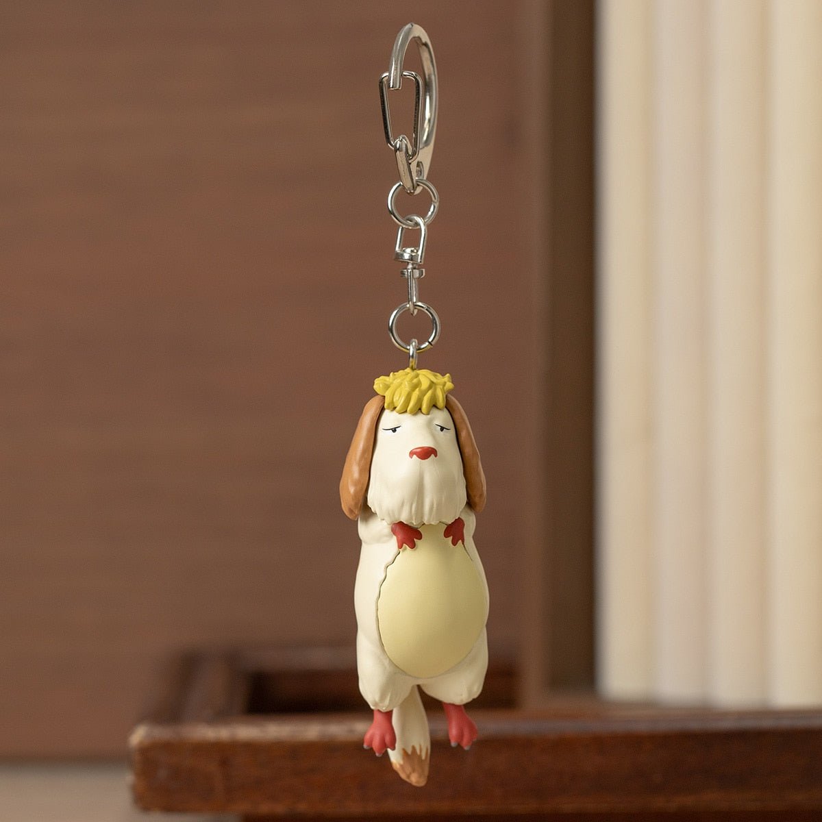 Official Ghibli Howls Moving Castle Keychain • Dangling Hin Bag Decor - Kamaji Market