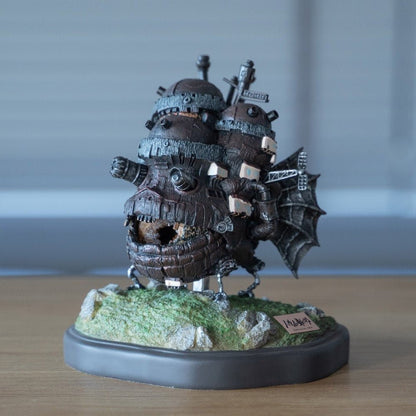 Official Ghibli Howl's Moving Castle Light Up Diorama • Figure/Home Decor/Interior Design with Calcifer - Kamaji Market