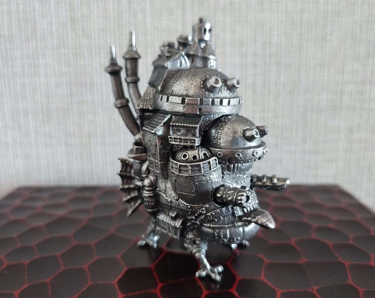 Official Ghibli Howls Moving Castle Metallic Jewelry Box • Ghibli Museum Exclusive - Kamaji Market
