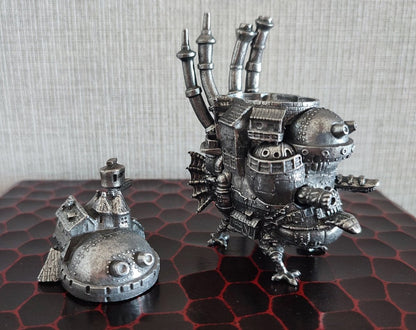 Official Ghibli Howls Moving Castle Metallic Jewelry Box • Ghibli Museum Exclusive - Kamaji Market