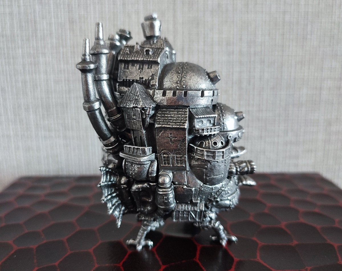 Official Ghibli Howls Moving Castle Metallic Jewelry Box • Ghibli Museum Exclusive - Kamaji Market