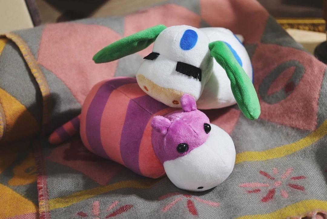 Official Ghibli Howls Moving Castle Plush Toy (Set of 2) • Howl's Room Stuffed Animal • Donguri Closet Exclusive - Kamaji Market