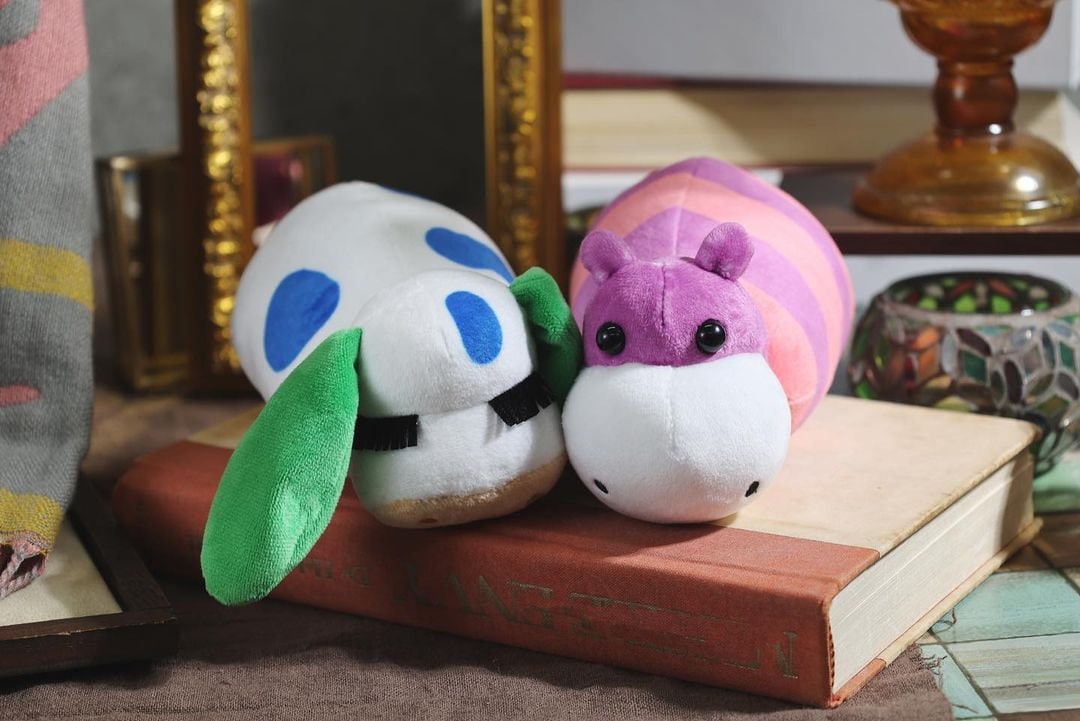 Official Ghibli Howls Moving Castle Plush Toy (Set of 2) • Howl's Room Stuffed Animal • Donguri Closet Exclusive - Kamaji Market
