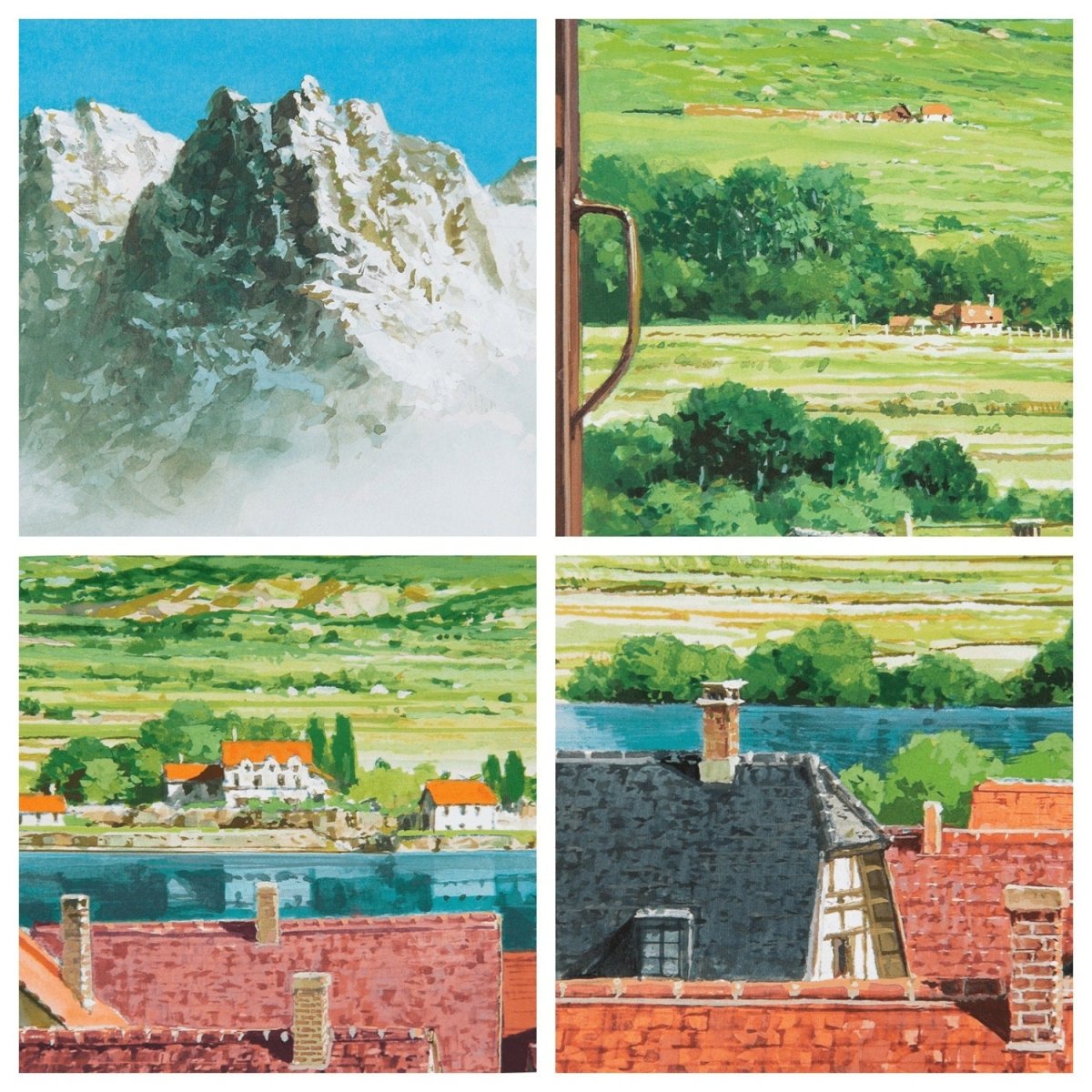 Official Ghibli Howls Moving Castle Wall Art/Window Picture • Ghibli Museum Exclusive - Kamaji Market