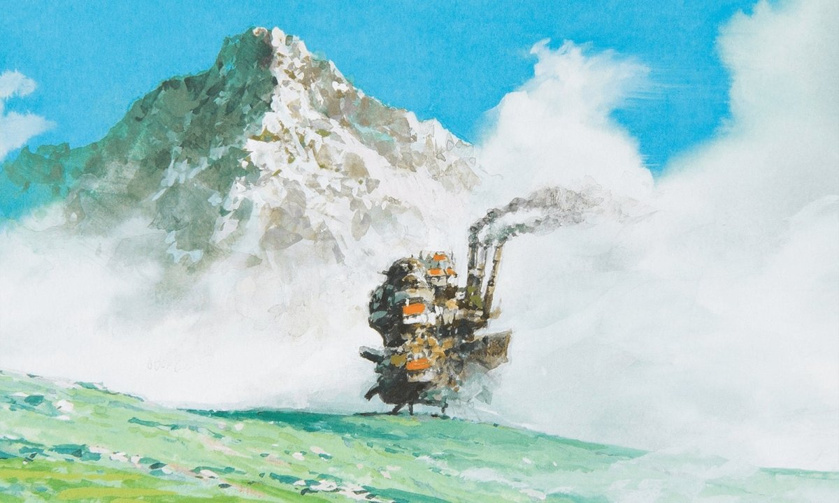 Official Ghibli Howls Moving Castle Wall Art/Window Picture • Ghibli Museum Exclusive - Kamaji Market