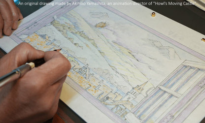 Official Ghibli Howls Moving Castle Wall Art/Window Picture • Ghibli Museum Exclusive - Kamaji Market