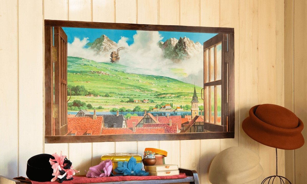 Official Ghibli Howls Moving Castle Wall Art/Window Picture