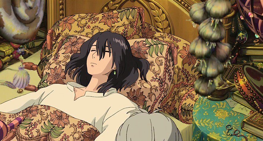 Official Ghibli Howl's Room Cushion Cover • Howls Moving Castle Weave Pillow Case/Interior Decor - Kamaji Market