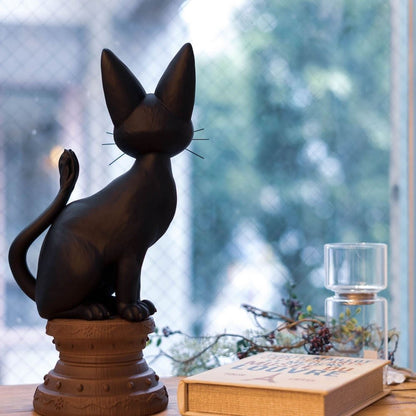 Official Ghibli Huge Jiji Figure • Kikis Delivery Service Figurine/Statue/Replica/Home Decor/Interior Diorama - Kamaji Market