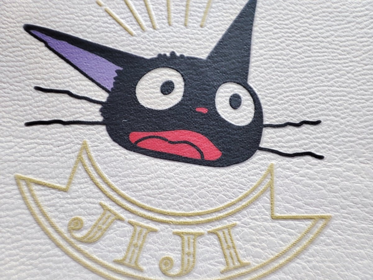 Official Ghibli Jiji Book Cover + Notepad • Kiki's Delivery Service Gigi Notebook/Sketchpad/Writing pad/Planner • Japanese Anime Stationery - Kamaji Market
