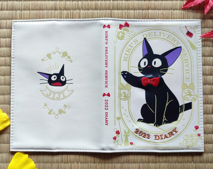 Official Ghibli Jiji Book Cover + Notepad • Kiki's Delivery Service Gigi Notebook/Sketchpad/Writing pad/Planner • Japanese Anime Stationery - Kamaji Market