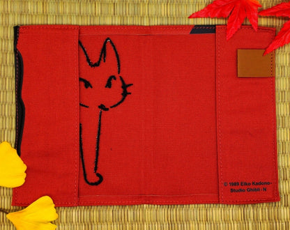 Official Ghibli Jiji Book Cover + Notepad • Kikis Delivery Service Gigi Notebook/Sketchpad/Writing pad/Planner • Kawaii Japanese Stationery - Kamaji Market