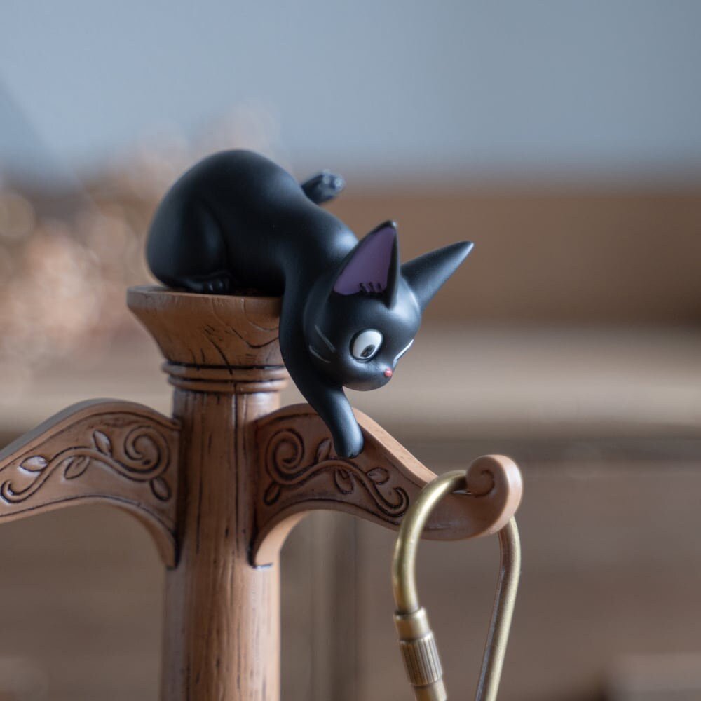 Official Ghibli Jiji Figure/Accessory Stand/Jewelry Holder • Kikis
