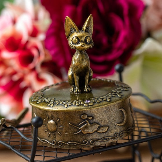 Official Ghibli Jiji Jewelry Box/Figure • Kikis Delivery Service Figurine/Statue/Replica/Interior Home Decor - Kamaji Market