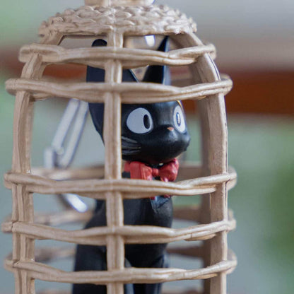 Official Ghibli Jiji Keychain/Charm • Kikis Delivery Service Bag Decor/Pendant/Strap - Kamaji Market