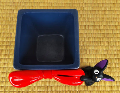 Official Ghibli Jiji Planter Cover/Holder • Kikis Delivery Service Pot/Vase/Figure/Replica/Home Decor/Interior Diorama - Kamaji Market