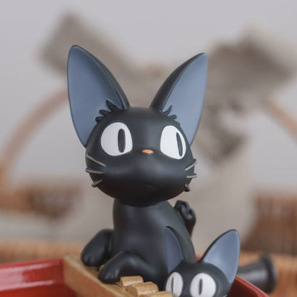 Official Ghibli Jiji Planter Cover/Holder • Kikis Delivery Service Pot/Vase/Figure/Replica/Home Decor/Interior Diorama - Kamaji Market