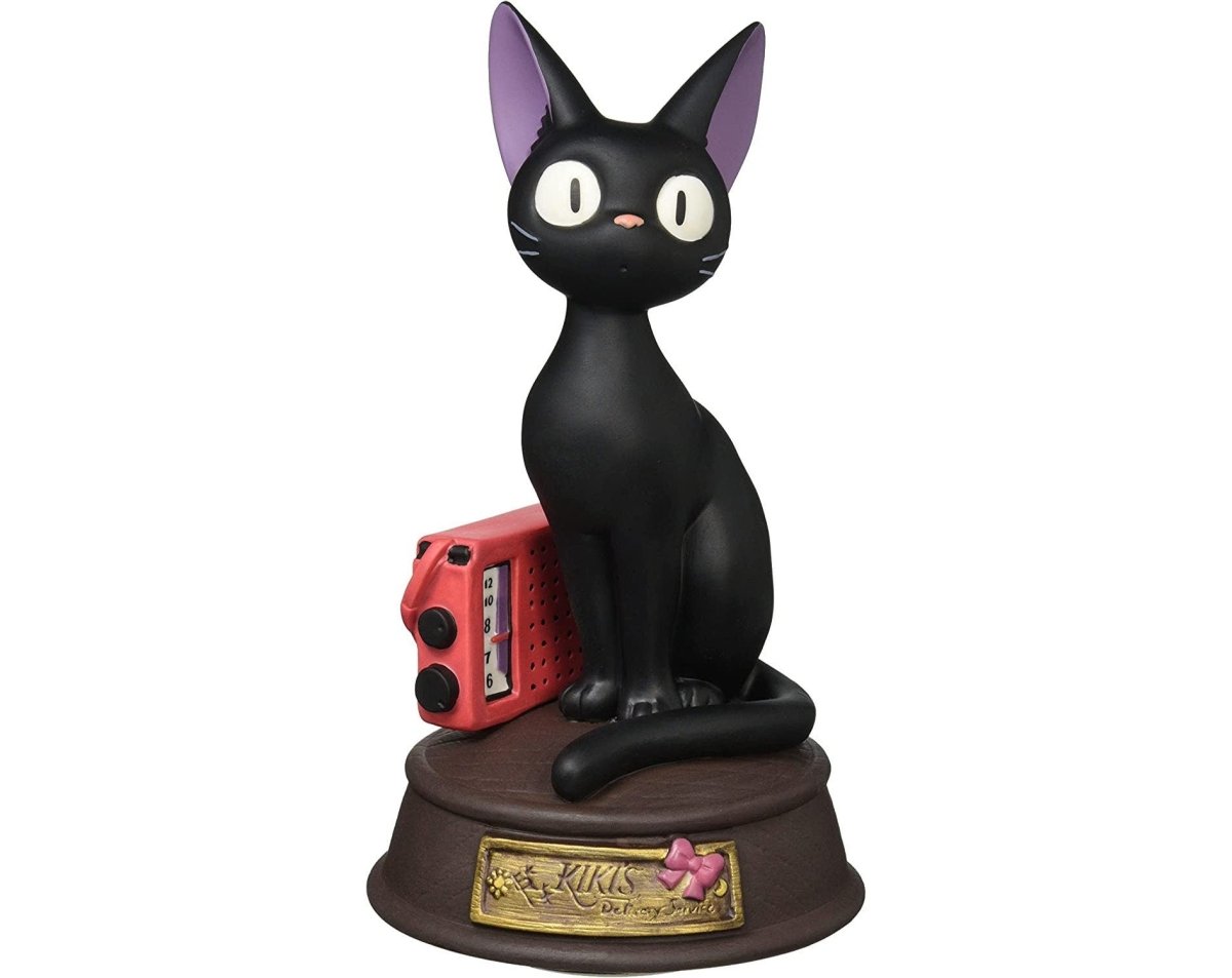 Official Ghibli Jiji Porcelain Music Box/Figure • Kikis Delivery Service Home Decor/Interior Diorama - Kamaji Market