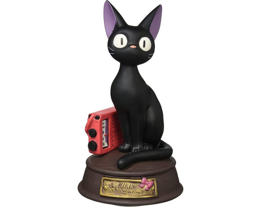 Official Ghibli Jiji Porcelain Music Box/Figure • Kikis Delivery Service Home Decor/Interior Diorama - Kamaji Market