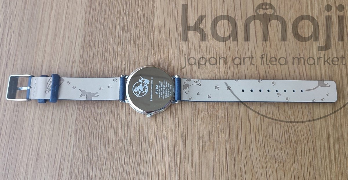 Official Ghibli Jiji Wrist Watch • Kikis Delivery Service Watch/Clock • Blue Limited Version - Kamaji Market