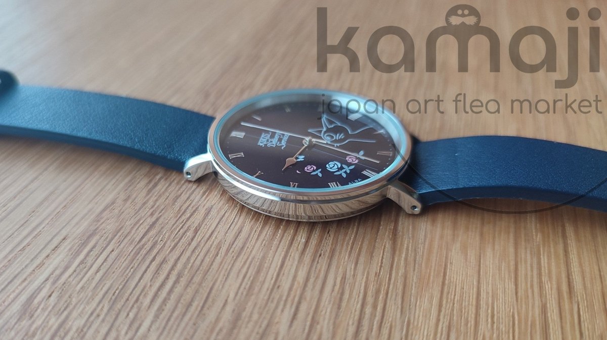 Official Ghibli Jiji Wrist Watch • Kikis Delivery Service Watch/Clock • Blue Limited Version - Kamaji Market