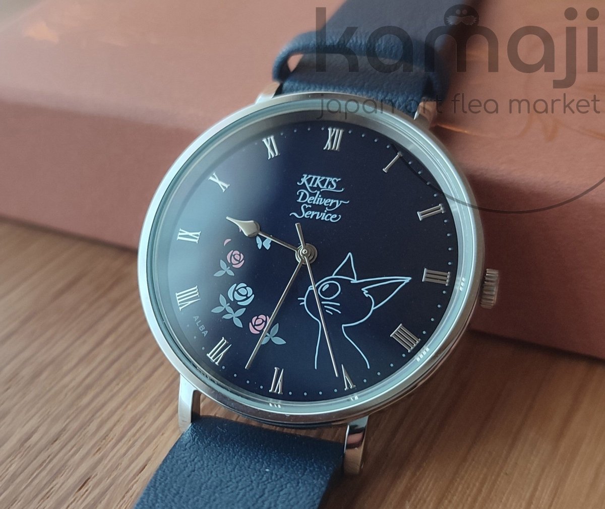 Official Ghibli Jiji Wrist Watch • Kikis Delivery Service Watch/Clock • Blue Limited Version - Kamaji Market