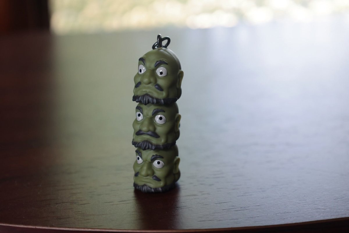 Official Ghibli Kashira Keychain/Charm • Spirited Away Bag Decor/Pendant/Strap - Kamaji Market