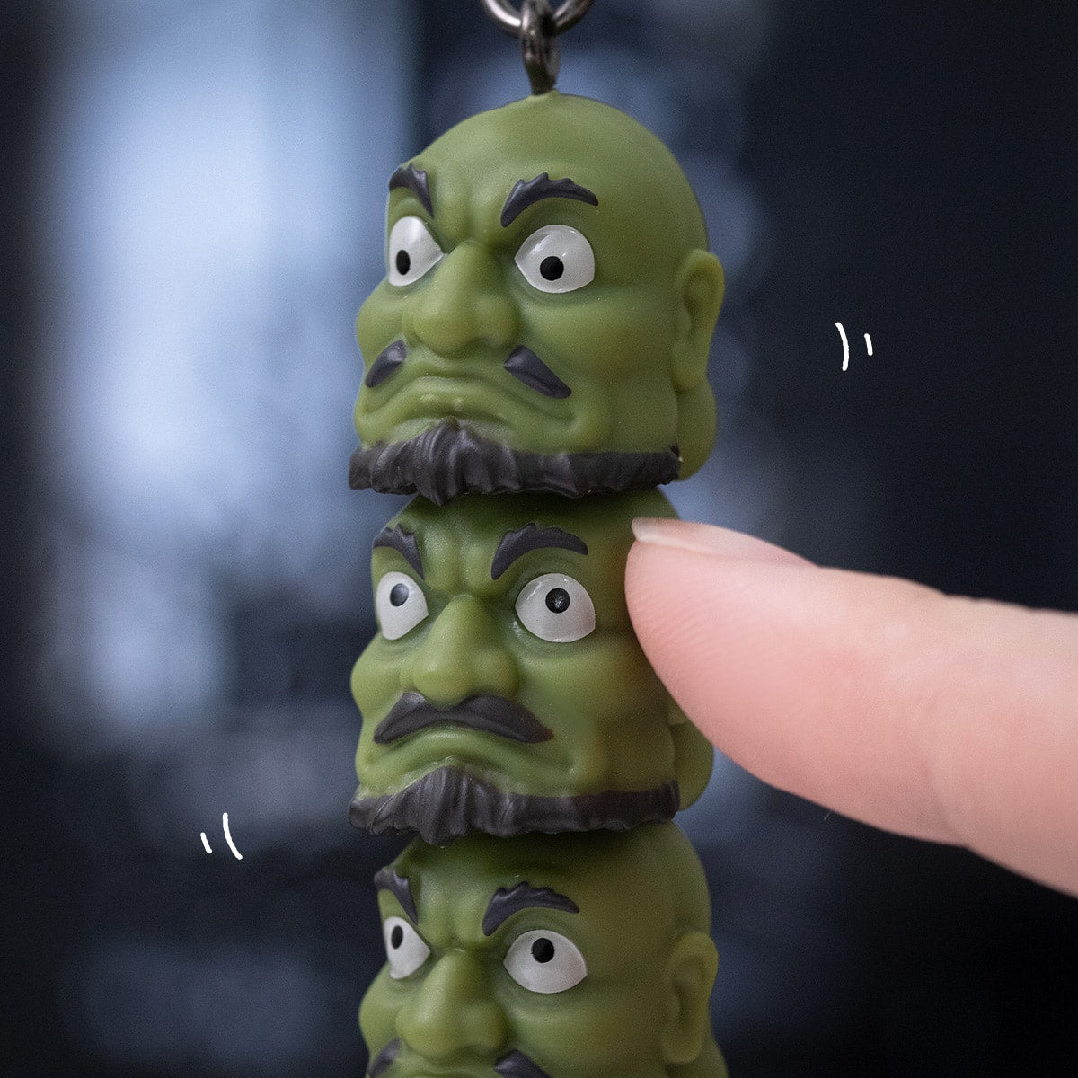 Official Ghibli Kashira Keychain/Charm • Spirited Away Bag Decor/Pendant/Strap - Kamaji Market