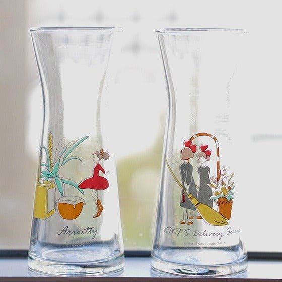 Official Ghibli Kiki, Arrietty Glass Flower Vase • Kiki's Delivery Service Home Decor/Interior Design - Kamaji Market