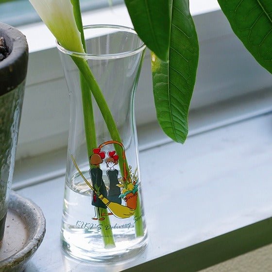 Official Ghibli Kiki, Arrietty Glass Flower Vase • Kiki's Delivery Service Home Decor/Interior Design - Kamaji Market