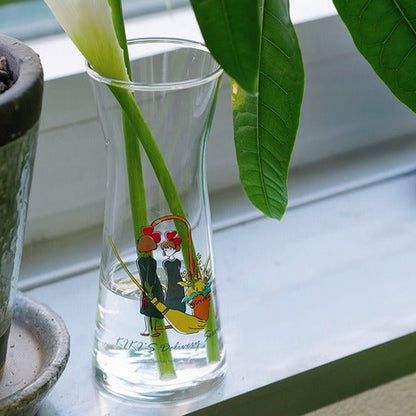 Official Ghibli Kiki, Arrietty Glass Flower Vase • Kiki's Delivery Service Home Decor/Interior Design - Kamaji Market