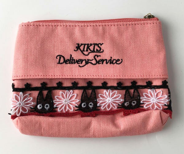 Official Ghibli Kiki Pouch/Clutch • Kikis Delivery Service Case/Cosmetic Bag/Wallet/Makeup Bag • Jiji Gigi Anime - Kamaji Market