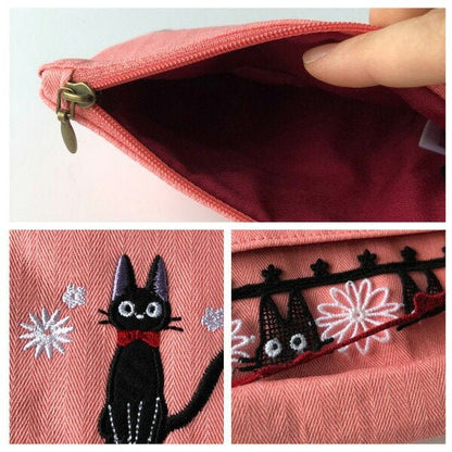 Official Ghibli Kiki Pouch/Clutch • Kikis Delivery Service Case/Cosmetic Bag/Wallet/Makeup Bag • Jiji Gigi Anime - Kamaji Market